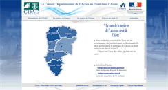 Desktop Screenshot of cdad-aisne.justice.fr