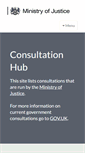 Mobile Screenshot of consult.justice.gov.uk