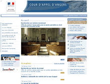 Tablet Screenshot of ca-angers.justice.fr