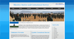 Desktop Screenshot of justice.gov.ls