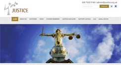 Desktop Screenshot of justice.org.uk