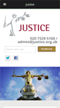 Mobile Screenshot of justice.org.uk