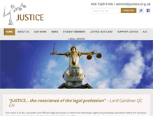 Tablet Screenshot of justice.org.uk