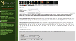 Desktop Screenshot of infosoud.justice.cz