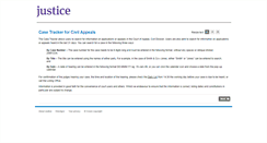 Desktop Screenshot of casetracker.justice.gov.uk