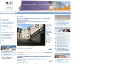 Desktop Screenshot of ca-rouen.justice.fr
