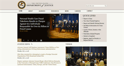 Desktop Screenshot of justice.gov