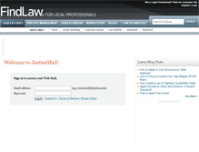 Tablet Screenshot of justice.com