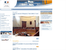 Tablet Screenshot of ca-chambery.justice.fr