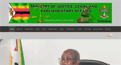 Desktop Screenshot of justice.gov.zw
