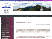 Tablet Screenshot of cdad-pyreneesatlantiques.justice.fr