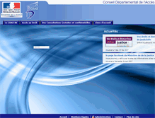 Tablet Screenshot of cdad-alpesmaritimes.justice.fr