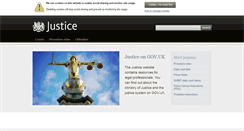 Desktop Screenshot of justice.gov.uk