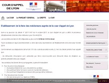 Tablet Screenshot of ca-lyon.justice.fr