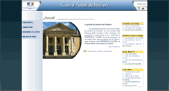 Desktop Screenshot of ca-poitiers.justice.fr