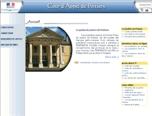 Tablet Screenshot of ca-poitiers.justice.fr