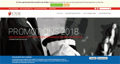 Desktop Screenshot of enm.justice.fr