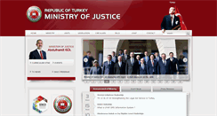 Desktop Screenshot of justice.gov.tr