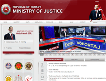 Tablet Screenshot of justice.gov.tr