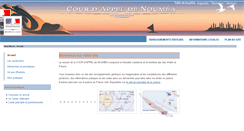 Desktop Screenshot of ca-noumea.justice.fr