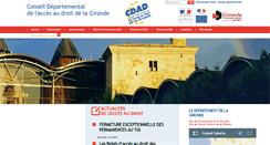 Desktop Screenshot of cdad-gironde.justice.fr