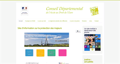 Desktop Screenshot of cdad-eure.justice.fr
