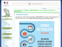 Tablet Screenshot of cdad-martinique.justice.fr