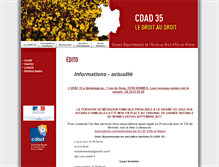 Tablet Screenshot of cdad-illeetvilaine.justice.fr